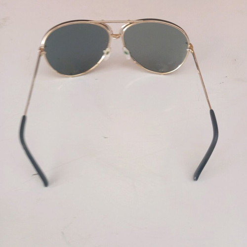 Porsche Design sunglasses unisex like new, gold titanium frame, black lenses