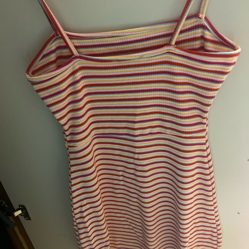 Striped mini dress like new, very good condition