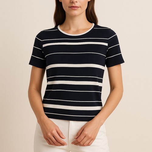 Antonella striped black and white blouse like new, summer style