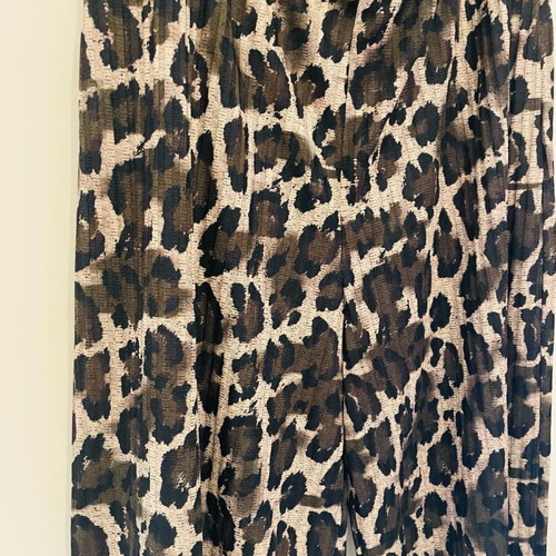 Zara animal print palazzo pants like new, size M