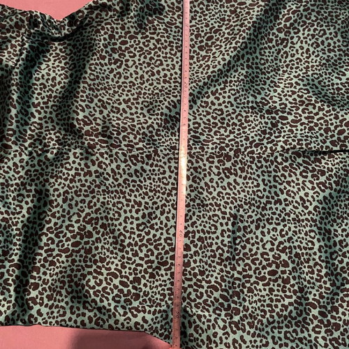 Satin one-piece jumpsuit like new, dark green, size M