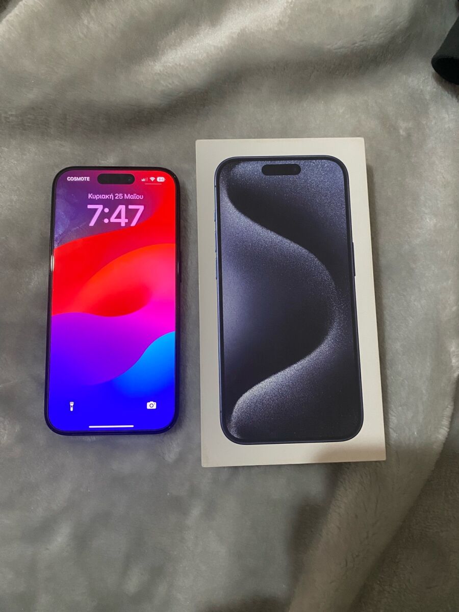 iPhone 15 Pro 128GB Titanium Blue new - € 700,00 - Vendora.cy