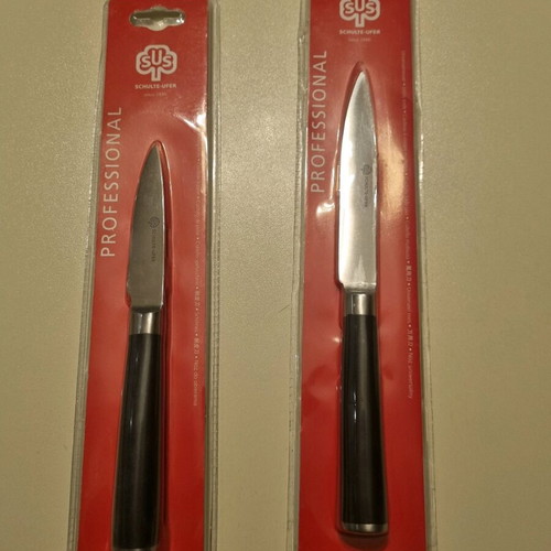 Schulte Ufer professional knives 12 and 8 cm new, set of 2