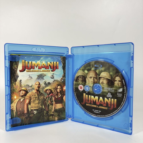 Jumanji Welcome to the Jungle Blu-ray like new with Greek subtitles
