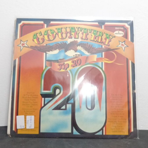 Country Top 20 vinyl used, poor condition