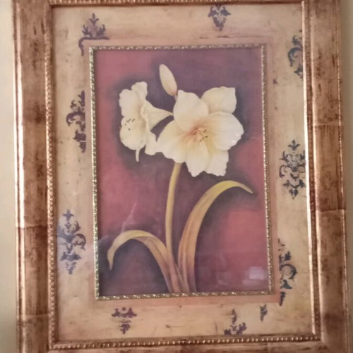 Price drop!! Large frame with antique frame.