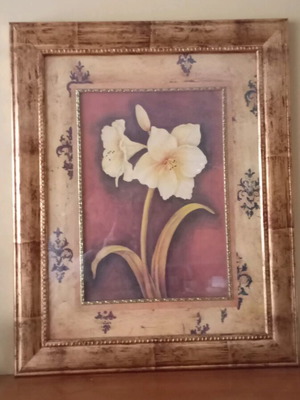Price drop!! Large frame with antique frame.