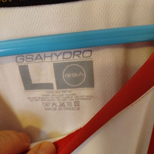 Olympiacos 100 Years Basketball Jersey new, size Large