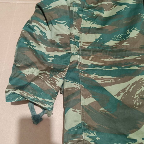 Greek Army Camouflage Jacket used, size Small