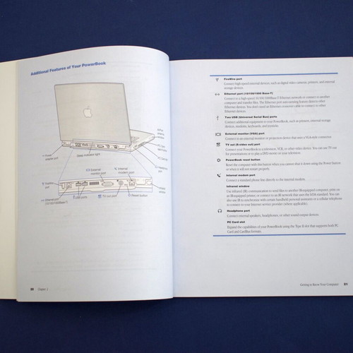 Apple Mac Powerbook G4 manual book new