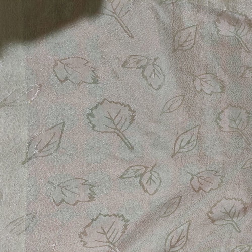 Small tablecloth with double-sided leaf pattern, 53x53 cm
