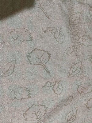 Small tablecloth with double-sided leaf pattern, 53x53 cm