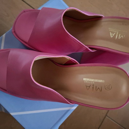 Mules platform sandals Mia size 38 pink new
