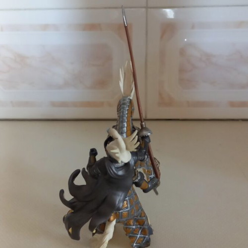 PAPO horse and knight swan figure like new