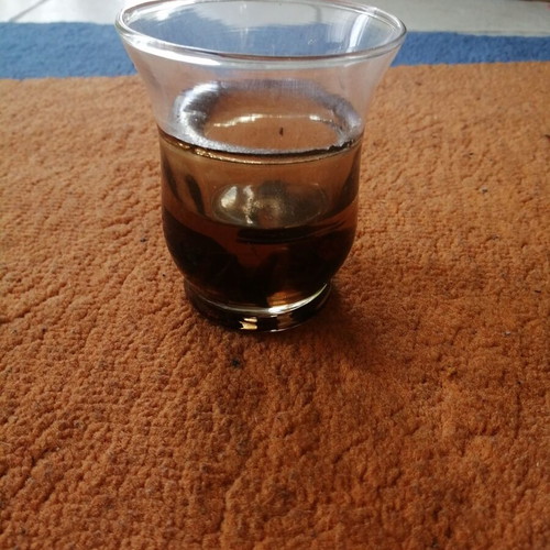Glass candle holder for tealight 9cm like new