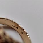 Gold ring.