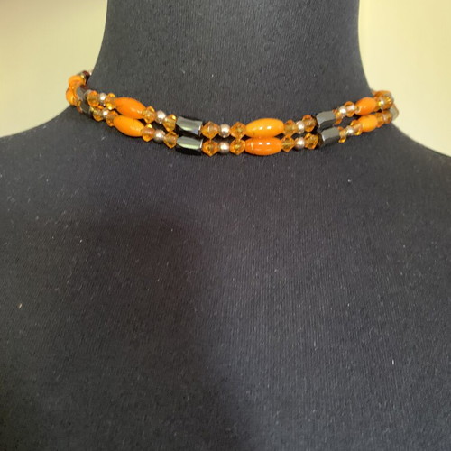 Magnetic Necklace or Bracelet 80cm with Hematite and Beads new