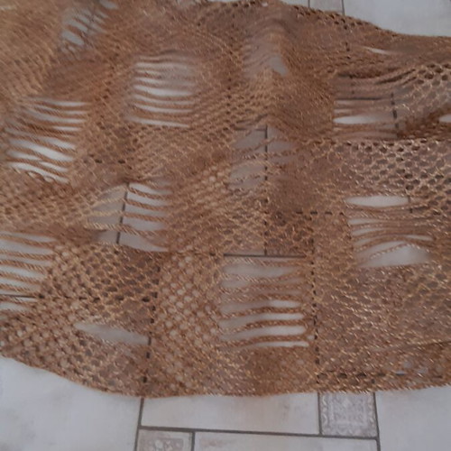 Handmade hammock used, about 3 meters, rope material, from Indonesia