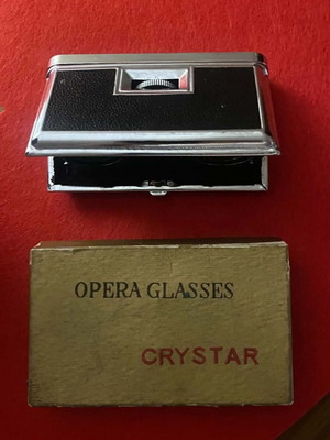 Crystar vintage folding opera glasses