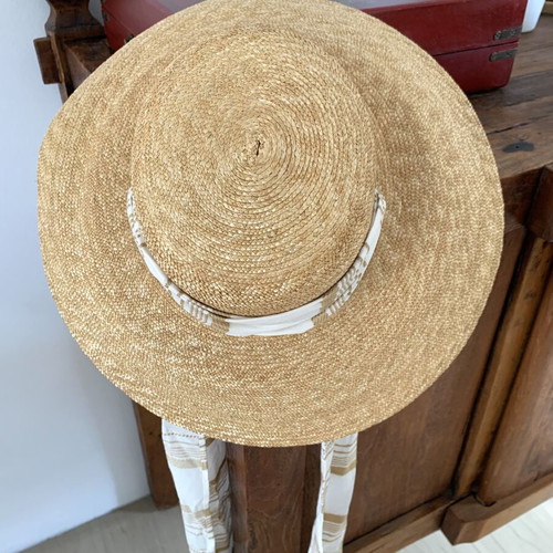 Ioanna Kourbela Straw Hat new, one size
