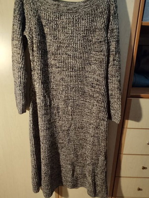 H&M winter knitted dress new, size XL, grey and beige