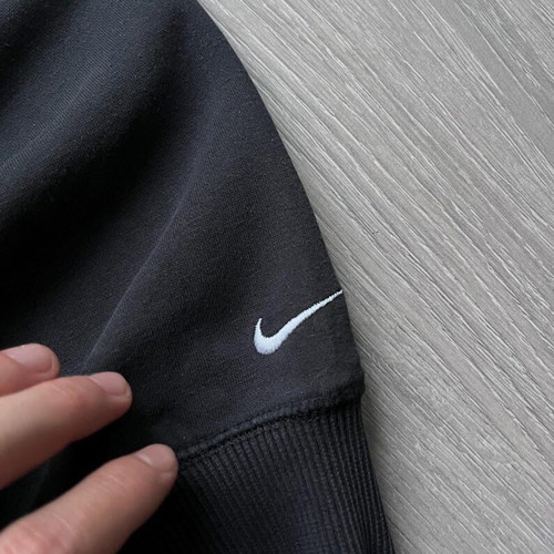 Nike Y2K Black Crewneck Baggy Sweatshirt Size M