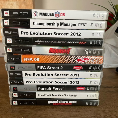 PSP games used, all together in good condition