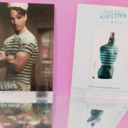 Jean Paul Gaultier Le Male perfume card liquatouch new