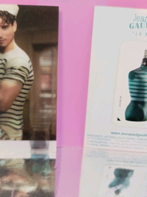 Jean Paul Gaultier Le Male perfume card liquatouch new