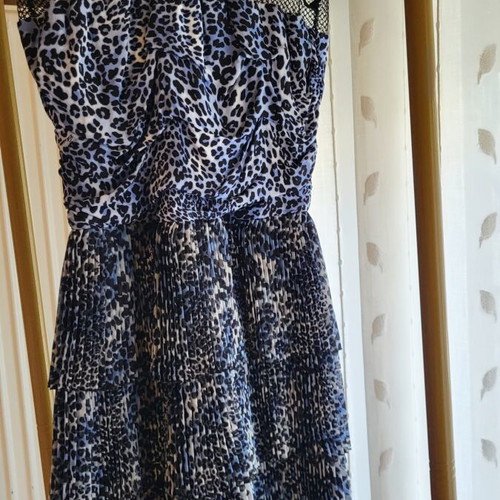 Elisabetta Franchi Mini Dress like new, animal print, size L