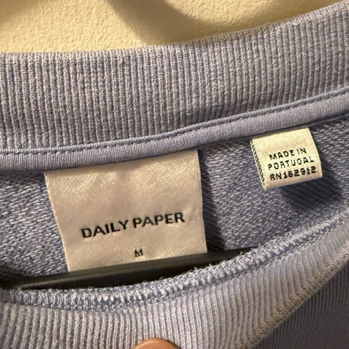 Daily Paper light blue sweater size M like new