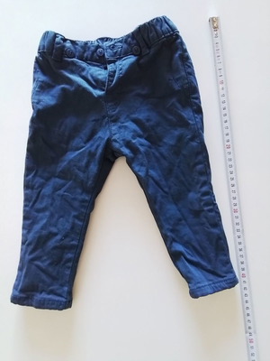 Boy's pants 6-9 months used, double cotton fabric
