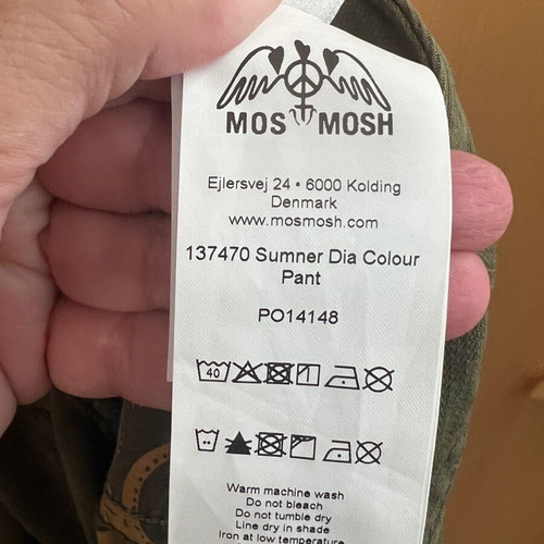 Mos Mosh khaki elastic jeans like new, size M 38 10