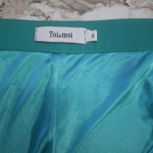 Toi & Moi emerald wrap skirt, size S, like new