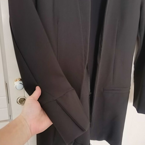 Women's blazer jacket, black, size M