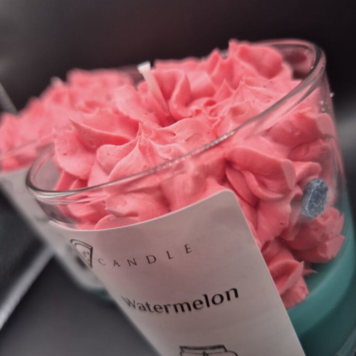 Watermelon scented candle