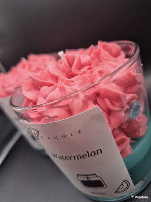 Watermelon scented candle