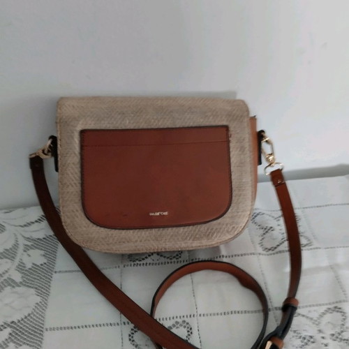 Small fur shoulder bag branded used