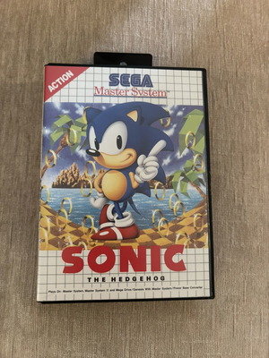 Sonic the Hedgehog Sega Master System complete