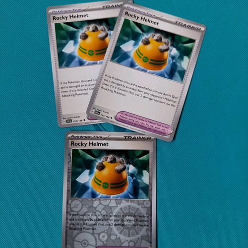 Pokemon TCG Rocky Helmet Trainer Cards new bundle