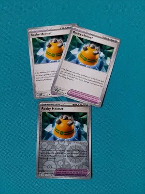 Pokemon TCG Rocky Helmet Trainer κάρτες καινούργιες πακέτο