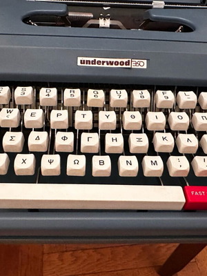Underwood typewriter used, vintage