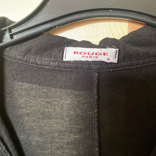 Black Rouge midi dress with collar like new