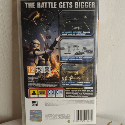 Star Wars Battlefront Elite Squadron PSP game like new