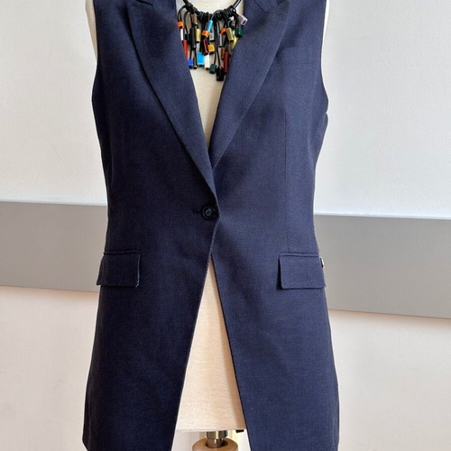 Jean Paul Vivienne Waistcoat like new, dark blue, size M