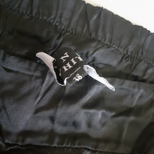 Lynne White satin women's pants used, black, size 38