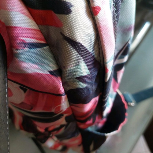 Back Pack Accesorize like new with side pockets and zipper