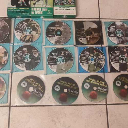 Panathinaikos Collectible DVD and Videocassette Set new, authentic