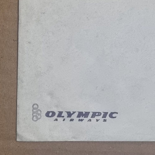 Olympic Airways letter and envelope 1974 used