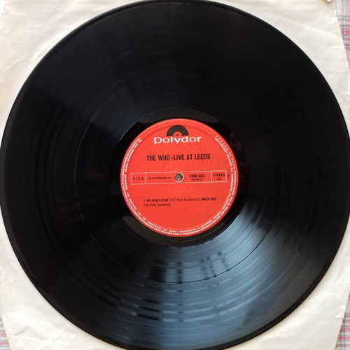 The Who Live At Leeds vinyl album used, rock
